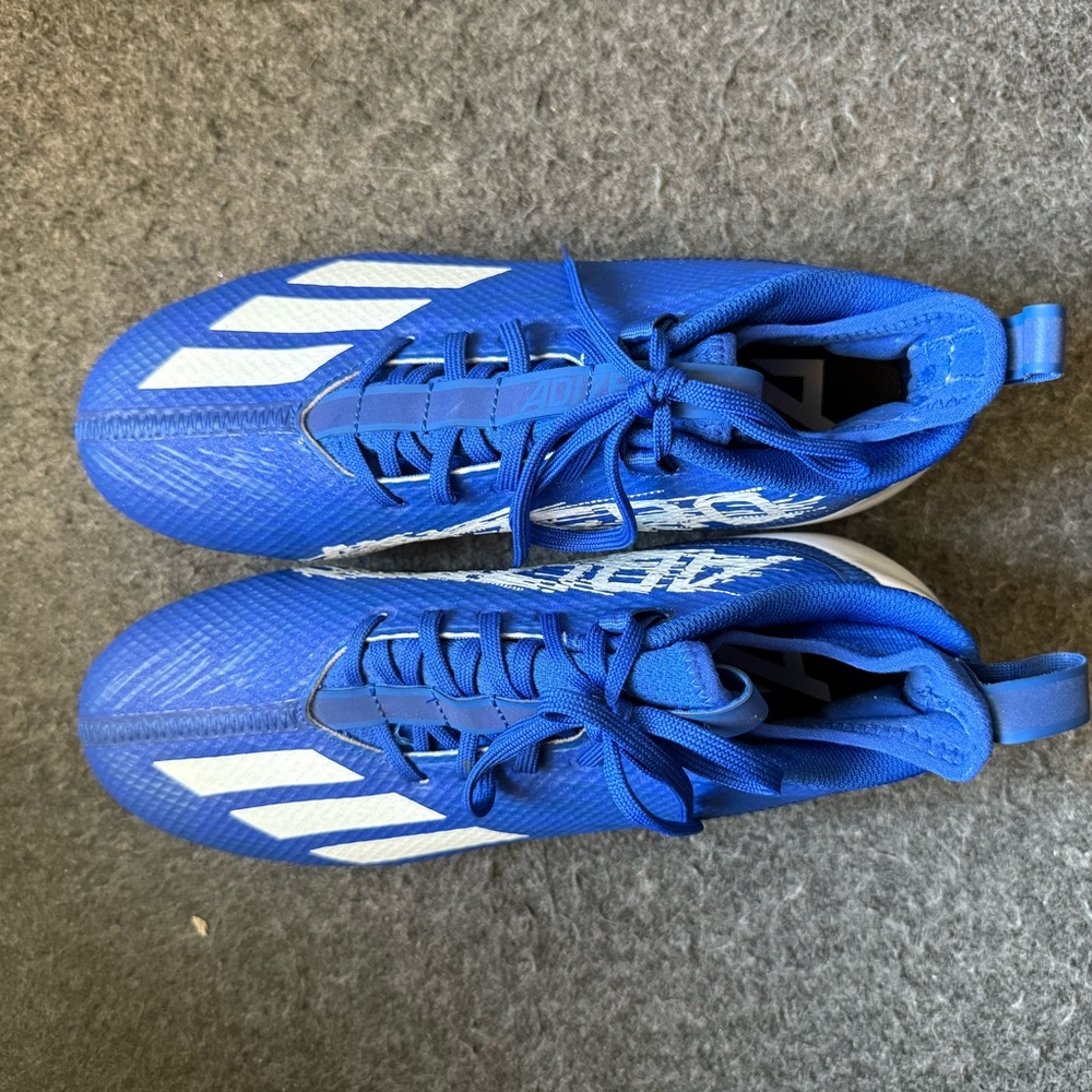 Adidas Royal Blue and White Sports Sneakers